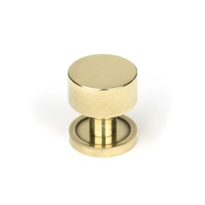 From The Anvil - Aged Brass Kelso Cabinet Knob - 25mm (Plain) 50304