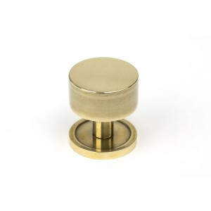 From The Anvil - Aged Brass Kelso Cabinet Knob - 32mm (Plain) 50307