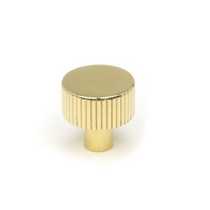 From The Anvil - Polished Brass Judd Cabinet Knob - 25mm (No Rose) 50362