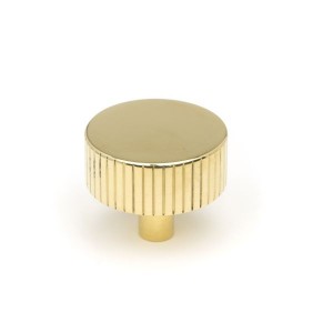 From The Anvil - Polished Brass Judd Cabinet Knob - 38mm (No Rose) 50368