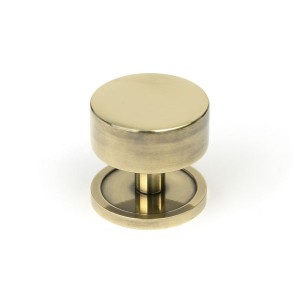 From The Anvil - Aged Brass Kelso Cabinet Knob - 38mm (Plain) 50373