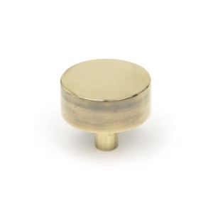 From The Anvil - Aged Brass Kelso Cabinet Knob - 38mm (No rose) 50374