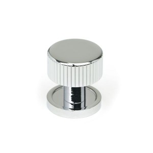 From The Anvil - Polished Chrome Judd Cabinet Knob - 25mm (Plain) 50376