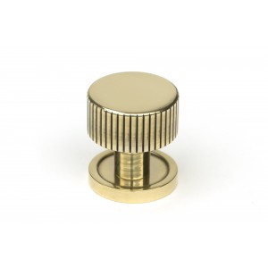 From The Anvil - Aged Brass Judd Cabinet Knob - 25mm (Plain) 50377