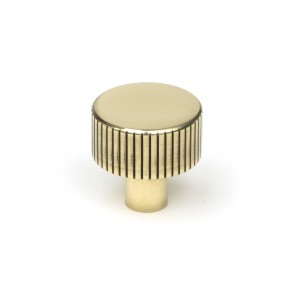 From The Anvil - Aged Brass Judd Cabinet Knob - 25mm (No rose) 50378