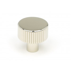 From The Anvil - Polished Nickel Judd Cabinet Knob - 25mm (No rose) 50390