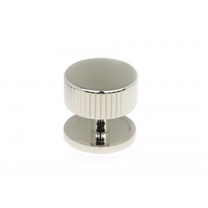 From The Anvil - Polished Nickel Judd Cabinet Knob - 38mm (Plain) 50395