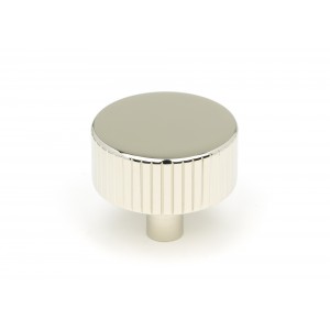 From The Anvil - Polished Nickel Judd Cabinet Knob - 38mm (No rose) 50396