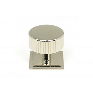 From The Anvil - Polished Nickel Judd Cabinet Knob - 38mm (Square) 50397