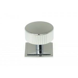 From The Anvil - Polished Chrome Judd Cabinet Knob - 38mm (Square) 50408