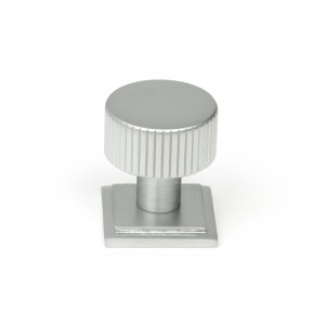 From The Anvil - Satin Chrome Judd Cabinet Knob - 25mm (Square) 50414