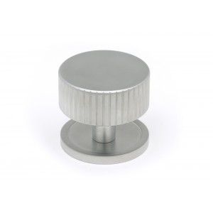 From The Anvil - Satin Chrome Judd Cabinet Knob - 38mm (Plain) 50418