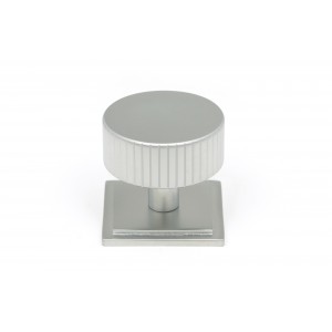 From The Anvil - Satin Chrome Judd Cabinet Knob - 38mm (Square) 50420