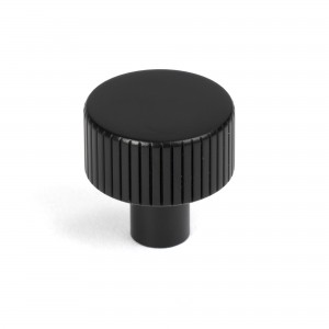 From The Anvil - Matt Black Judd Cabinet Knob - 25mm (No rose) 50425