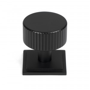 From The Anvil - Matt Black Judd Cabinet Knob - 32mm (Square) 50429