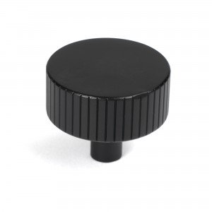 From The Anvil - Matt Black Judd Cabinet Knob - 38mm (No rose) 50431