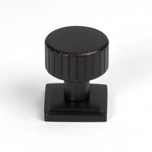 From The Anvil - Aged Bronze Judd Cabinet Knob - 25mm (Square) 50450