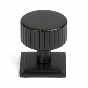 From The Anvil - Aged Bronze Judd Cabinet Knob - 32mm (Square) 50453