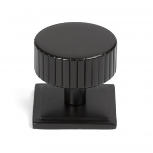 From The Anvil - Aged Bronze Judd Cabinet Knob - 38mm (Square) 50456