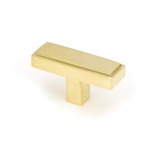 From The Anvil - Polished Brass Scully T Bar Handle 50490