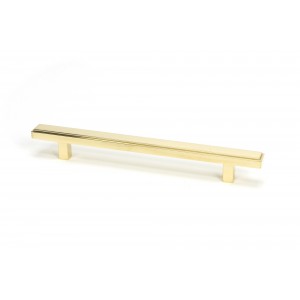 From The Anvil - Polished Brass Scully Pull Handle - Medium 50493