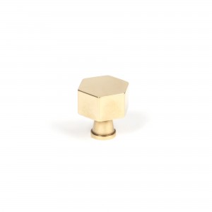 From The Anvil - Aged Brass Kahlo Cabinet Knob - 25mm 50501