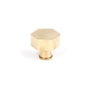 From The Anvil - Aged Brass Kahlo Cabinet Knob - 32mm 50502