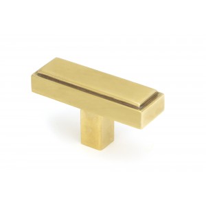 From The Anvil - Aged Brass Scully T Bar Handle 50504