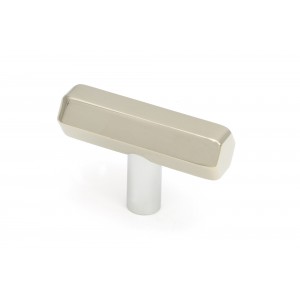 From The Anvil - Polished Nickel Kahlo T Bar Handle 50519