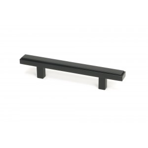 From The Anvil - Matt Black Scully Pull Handle - Small 50562
