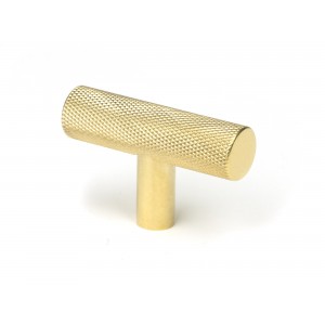 From The Anvil - Polished Brass Brompton T Bar Handle 50568