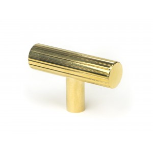 From The Anvil - Polished Brass Judd T Bar Handle 50580