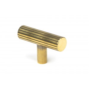 From The Anvil - Aged Brass Judd T Bar Handle 50581
