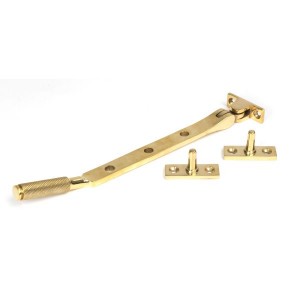 From The Anvil - Polished Brass 8" Brompton Stay 50615