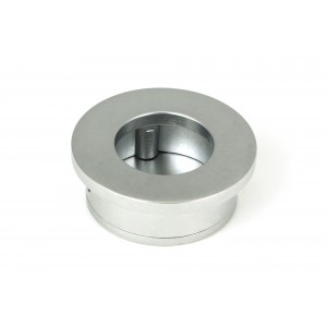 From The Anvil - Satin Chrome 34mm Round Finger Edge Pull 50653