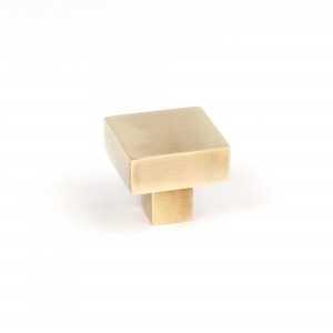 From The Anvil - Aged Brass Albers Cabinet Knob - 30mm 50681