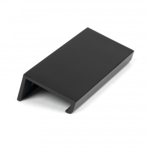 From The Anvil - Matt Black 100mm Plain Edge Pull 50740