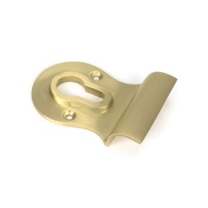 From The Anvil - Satin Brass Euro Door Pull 50898