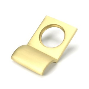 From The Anvil - Satin Brass Rim Cylinder Pull 50900