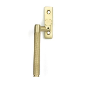 From The Anvil - Satin Brass Brompton Espagnolette Fastener - Left Hand - 50919