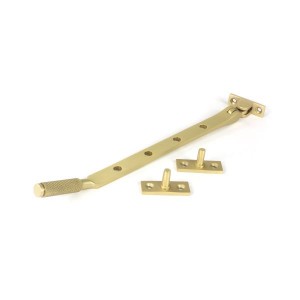 From The Anvil - Satin Brass 10" Brompton Stay 50922