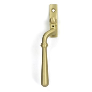 From The Anvil - Satin Brass Newbury Espagnolette Fastener - Left Hand - 50925