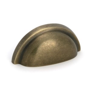 From The Anvil - Burnished Brass Regency Concealed Drawer Pull [50968]