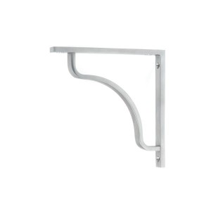 From The Anvil - Satin Chrome Abingdon Shelf Bracket 150 x 150mm 51090