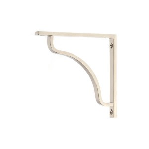 From The Anvil - Polished Nickel Abingdon Shelf Bracket 150 x 150mm 51091