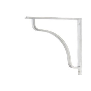 From The Anvil - Satin Chrome Abingdon Shelf Bracket 200 x 200mm 51100