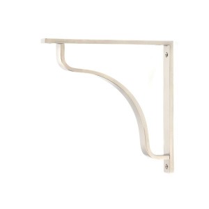 From The Anvil - Polished Nickel Abingdon Shelf Bracket 200 x 200mm 51101