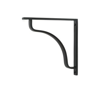 From The Anvil - Matt Black Abingdon Shelf Bracket 200 x 200mm 51104