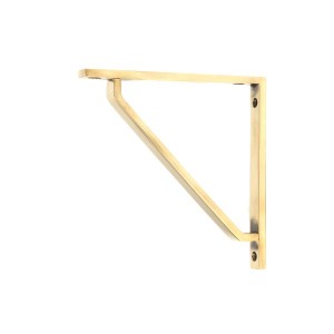 From The Anvil - Aged Brass Barton Shelf Bracket 150 x 150mm 51106