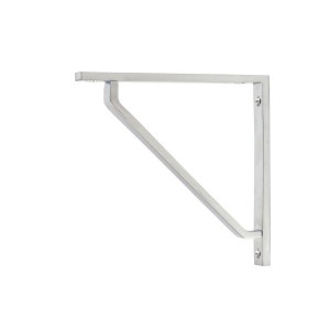 From The Anvil - Satin Chrome Barton Shelf Bracket 150 x 150mm 51110